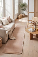 Hugo Nude Runner Rug — AI styled visualisation
