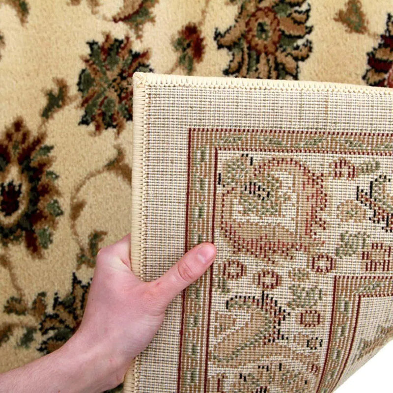 Istanbul-Traditional Floral Design Rug Ivory