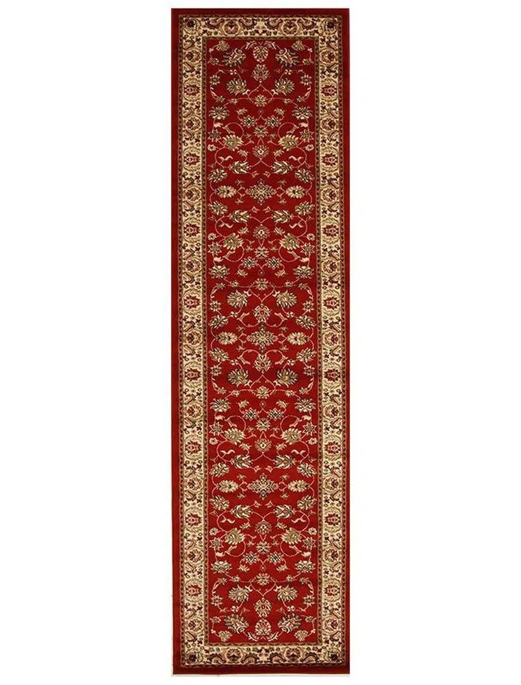 Istanbul-Traditional Floral Design Rug Red
