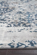 Kendra-Kendra Casper Distressed Modern Rug Blue Grey White