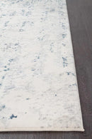 Kendra-Kendra Farah Distressed Contemporary Rug White Blue Grey