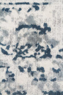 Kendra-Kendra Farah Distressed Contemporary Rug White Blue Grey