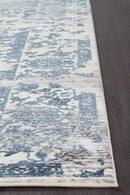 Kendra-Kendra Yasmin Distressed Transitional Rug White Blue Grey