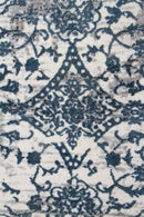 Kendra-Kendra Yasmin Distressed Transitional Rug White Blue Grey