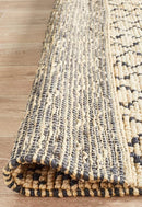 Kenya-Kenya Elki Hand Woven Tribal Jute Rug