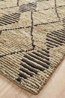 Kenya-Kenya Kasa Hand Woven Tribal Jute Rug
