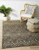 Kenya-Kenya Misu Hand Woven Tribal Jute Rug