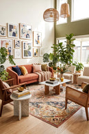 Legacy 850 Salmon Rug — AI styled visualisation