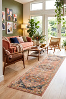 Legacy 850 Salmon Runner Rug — AI styled visualisation
