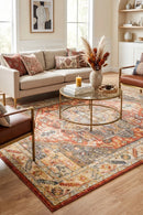 Legacy 850 Terracotta Rug — AI styled visualisation