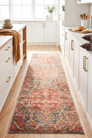 Legacy 856 Crimson Runner Rug — AI styled visualisation