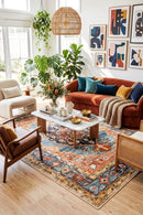 Legacy 862 Rust Rug — AI styled visualisation