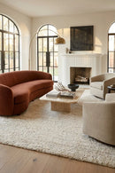Lido 801 Cream Rug — AI styled visualisation