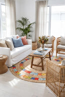 Little Miss Daisy Jute Rug — AI styled visualisation