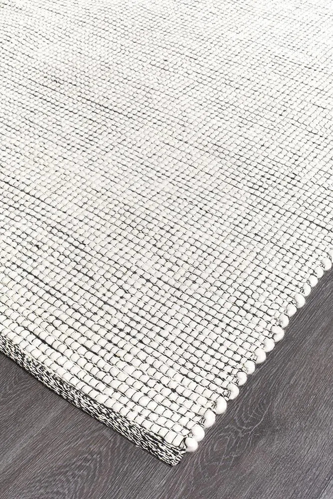 Loft-Loft Stunning Wool Black Rug