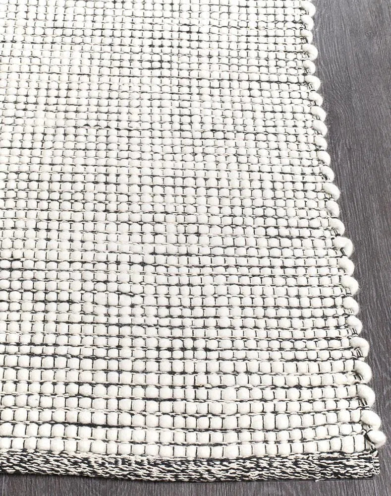 Loft-Loft Stunning Wool Black Rug