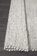 Loft-Loft Stunning Wool Black Rug