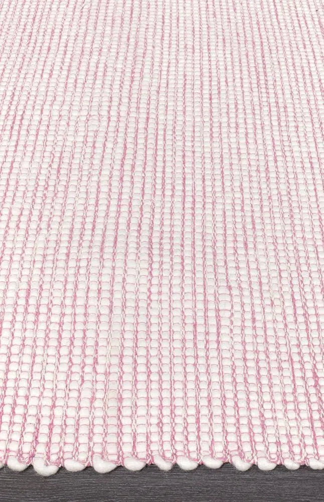 Loft-Loft Stunning Wool Pink Rug