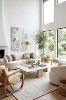 Loft Stunning Wool Grey Rug — AI styled visualisation