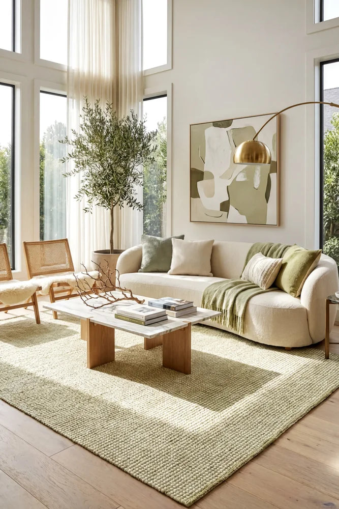 Loft Stunning Wool Pistachio Rug