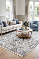 Eternal 62 Blue Grey Rug — AI styled visualisation
