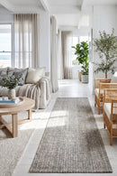 Madras Parker Dove Runner Rug — AI styled visualisation