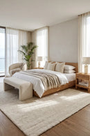 Calympso 61 Cream Rug — AI styled visualisation