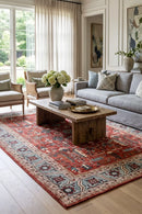 Manila Machine Washable Rug — AI styled visualisation