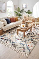 Marrakesh 111 White Rug — AI styled visualisation