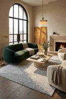 Massa Capri 27 Grey Rug — AI styled visualisation