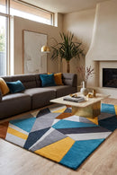 Matrix Pure Wool 902 Safari Rug — AI styled visualisation