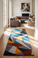 Matrix Pure Wool 902 Safari Runner Rug — AI styled visualisation