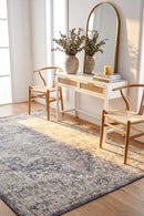 Mayfair Hugo Ocean Rug — AI styled visualisation