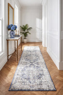 Mayfair Hugo Ocean Runner Rug — AI styled visualisation