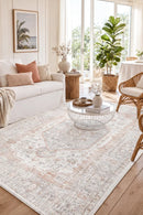 Mayfair Lorissa Silver Rug — AI styled visualisation