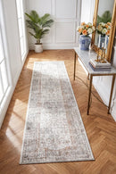 Mayfair Lorissa Silver Runner Rug — AI styled visualisation