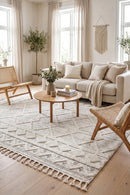 August 70 Natural Rug — AI styled visualisation