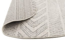 Mirage-Adani Modern Tribal Design Grey Round Rug
