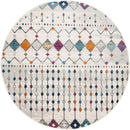 Mirage-Peggy Tribal Morrocan Style Multi Round Rug