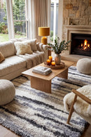 Moonlight Neptune Slate Rug — AI styled visualisation