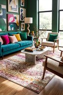 Museum Lili Fuschia Rug — AI styled visualisation