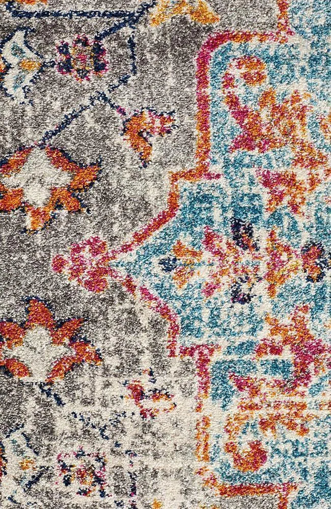 Museum-Museum Huxley Multi Coloured Round Rug