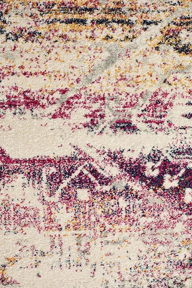 Fuchsia Rug Abstract Museum Lili Fuschia Round Rug