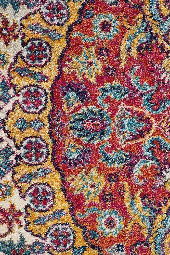Museum-Museum Shelly Rust Round Rug
