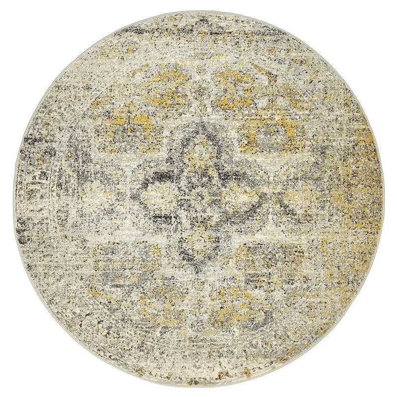 Museum-Museum Wesley Silver Round Rug