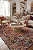 Museum Preston Multi Coloured Rug — AI styled visualisation