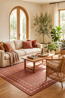 Patio Terracotta Outdoor Rug — styled indoor setting