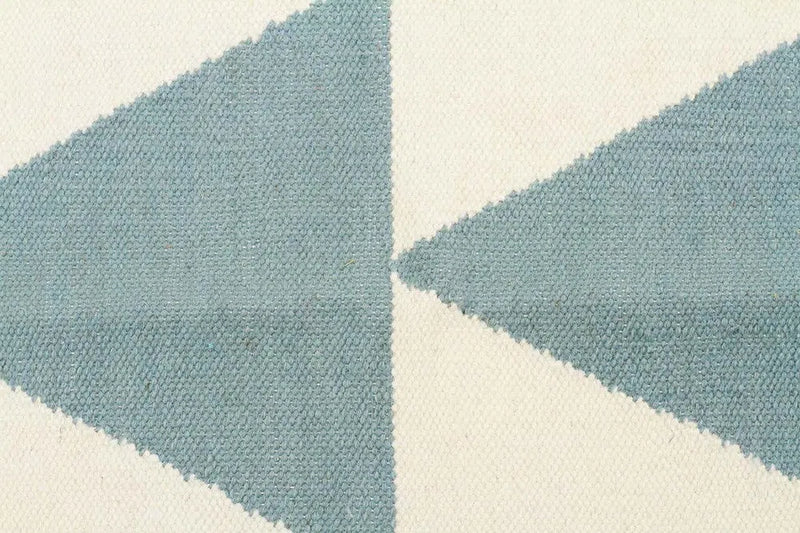 Nomad-Pyramid Flat Weave Rug Blue