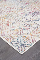 Oasis-Oasis Ismail Multi Grey Rustic Runner Rug