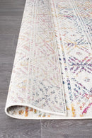 Oasis-Oasis Ismail Multi Grey Rustic Runner Rug